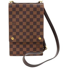 Louis Vuitton Portobello Ebene Damier Canvas Crossbody Bag