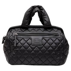 CHANEL Cocoon Bag in Black Quilted Parachute Fabric