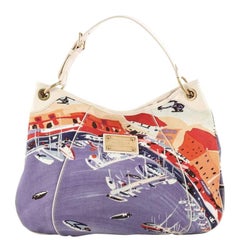 Louis Vuitton Limited Edition Riviera Canvas Galliera Handbag 