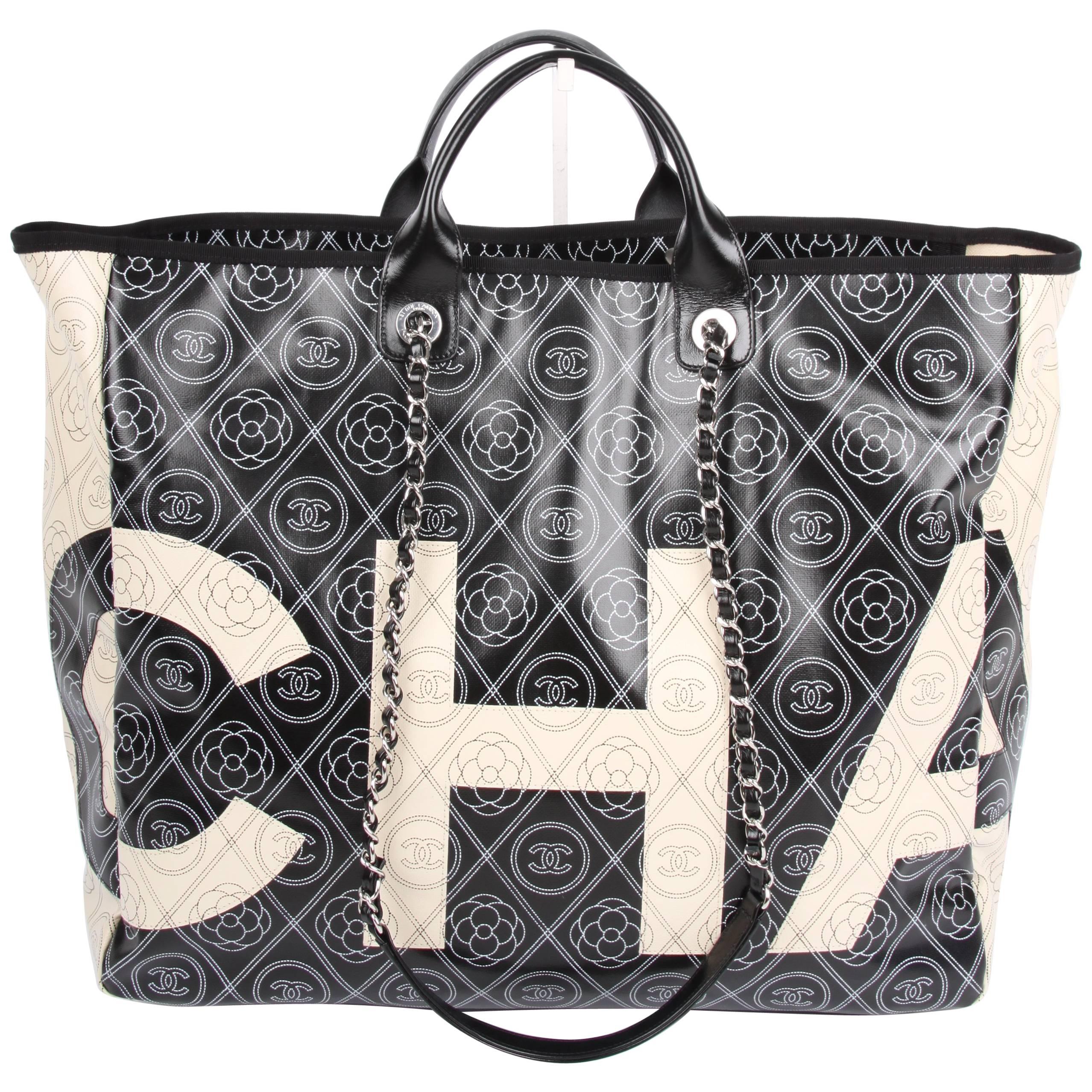 Chanel Deauville Canvas Tote - Stylish Petite