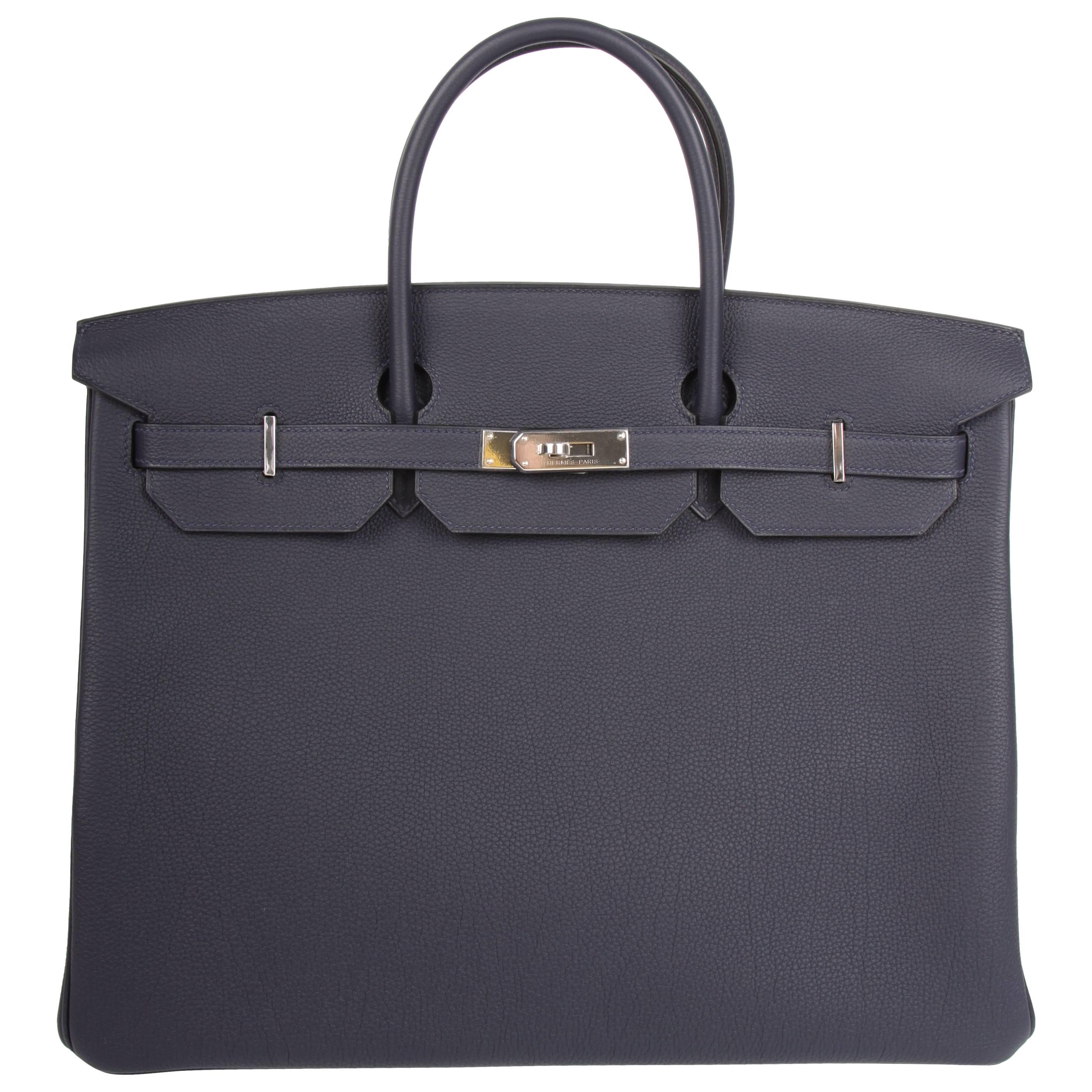 Hermès Birkin Bag 40 - Bleu Nuit 2018
