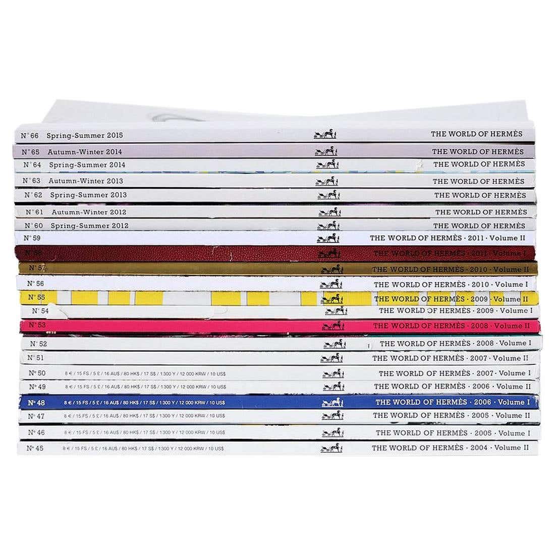 Hermes Catalog Brochure Catalogues Numbers 45 to 66 at 1stDibs hermes
