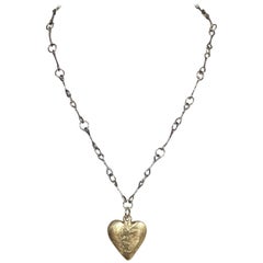Jes Maharry 14k Diamond Heart Pendant Necklace