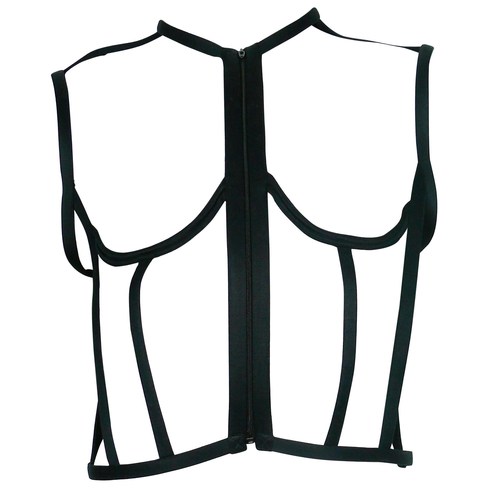 Jean Paul Gaultier Homme Vintage Men's Cage Vest