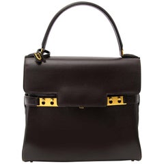 Delvaux Tempête Brown Boxcalf Leather PM