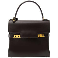 Delvaux Tempête Brown Boxcalf Leather PM