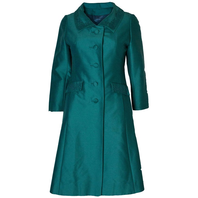 teal padded coat womens