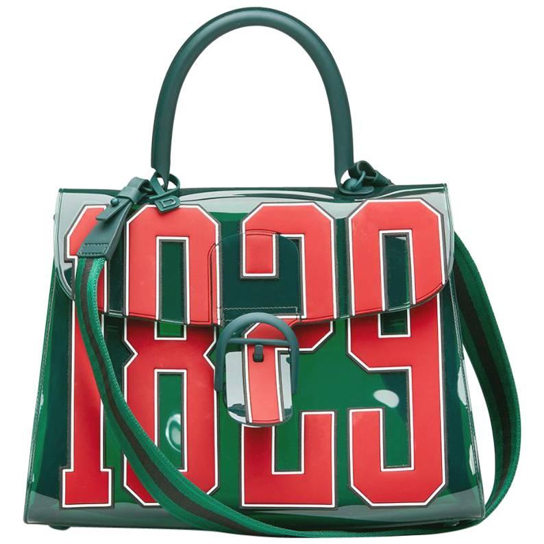 Delvaux Green Vinyl 1829 Bag