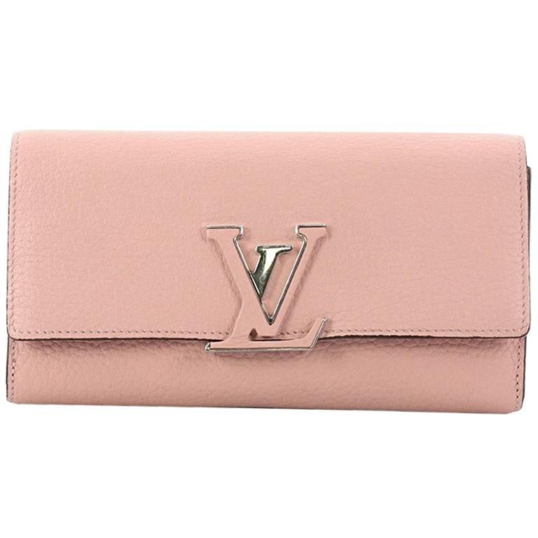 Louis Vuitton Capucines Wallet Leather