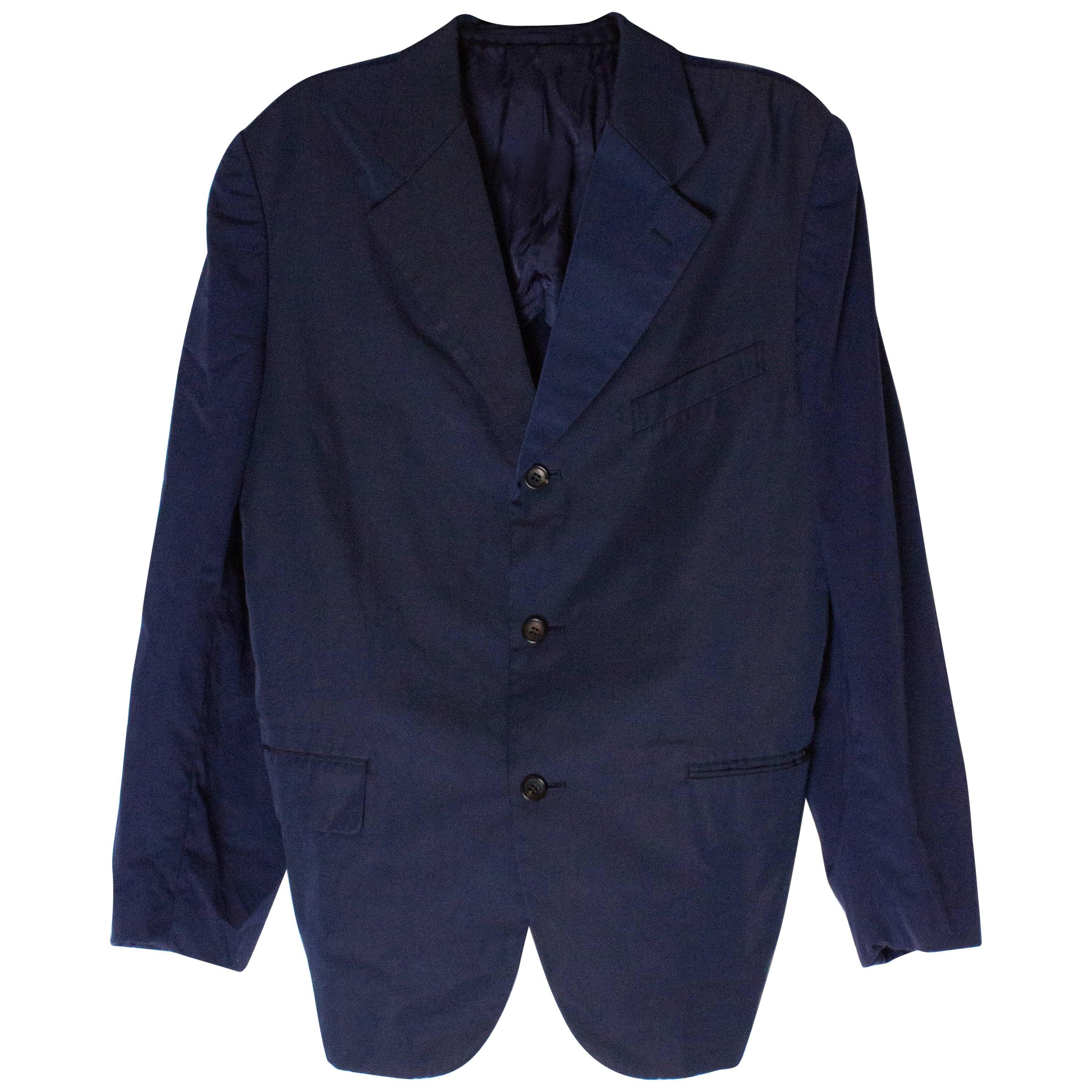 A Vintage Navy Comme des Garcons  Homme Plus Jacket