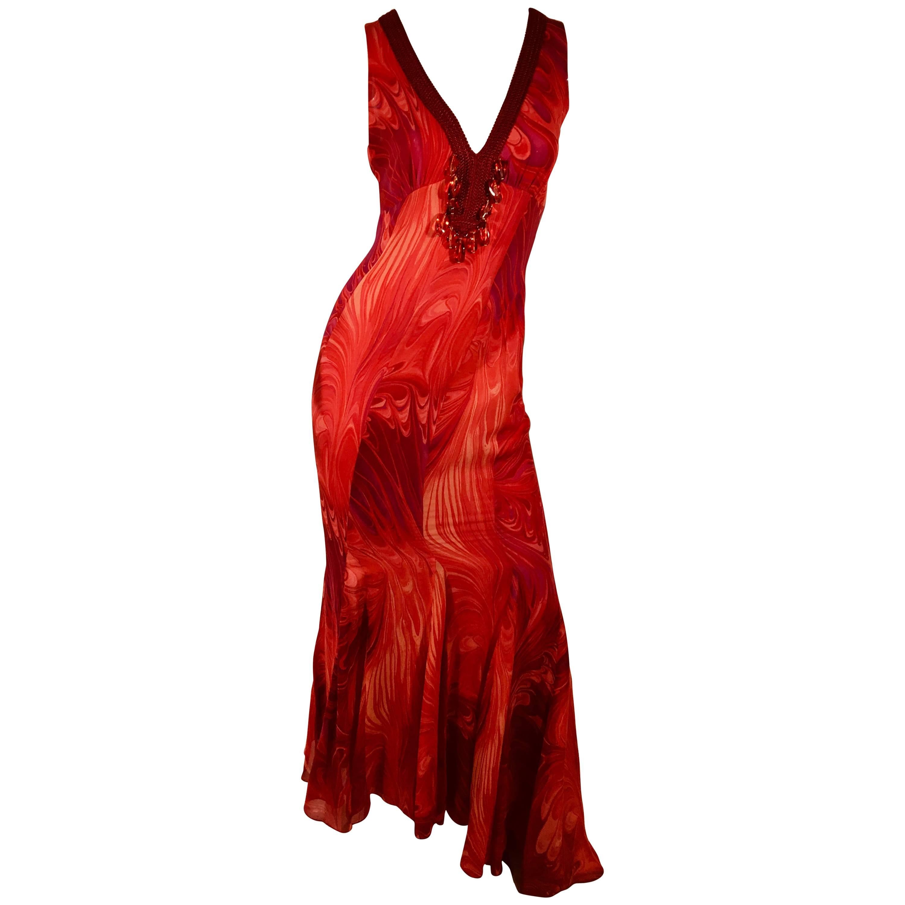 Emanuel Ungaro Maxi Dress at 1stDibs