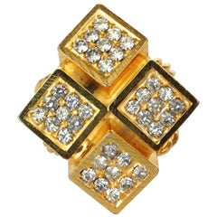 William De Lillo Gold Geometric Ring