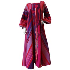 Roberta Vercellino y Luis Striped Kaftan, 1970s