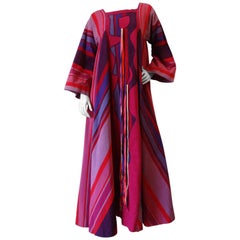 Gestreifter Kaftan von Roberta Vercellino und Luis:: 1970er