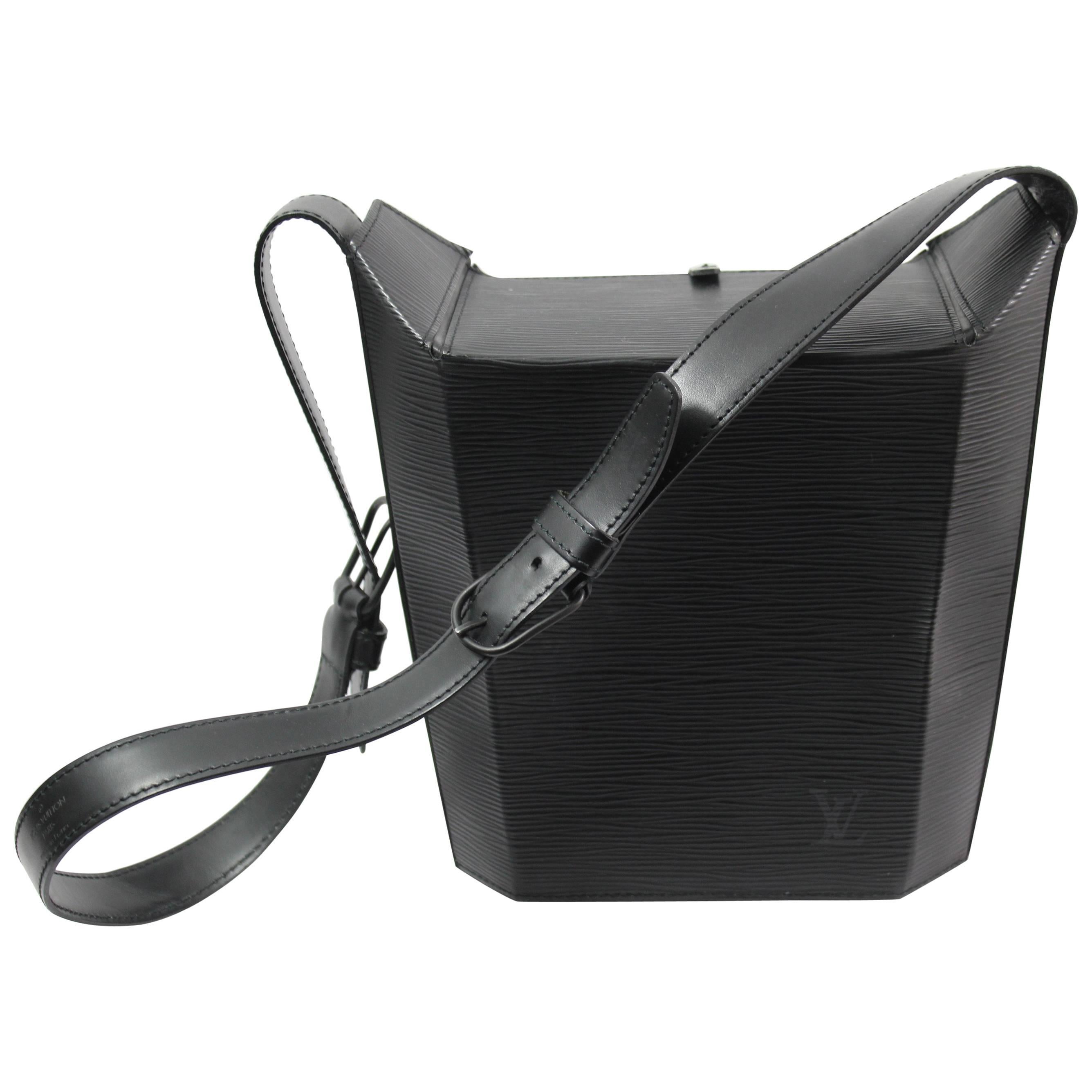 Louis Vuitton Bento Box Black Epi Leather Bag, 1997