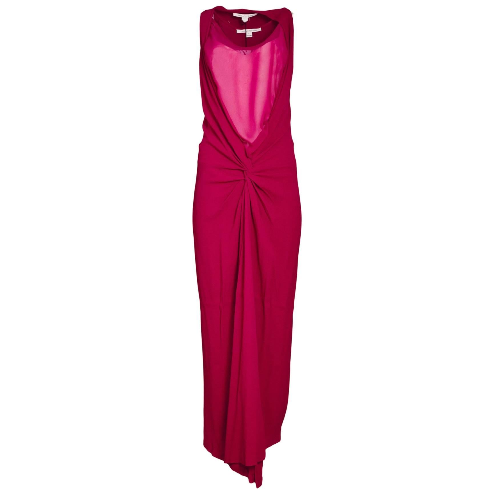 Diane von Furstenberg Red Gown Sz 4 NWT