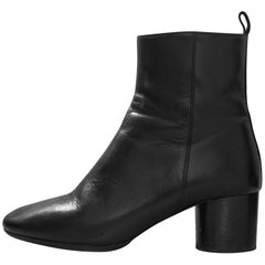 Etoile Isabel Marant Black Leather Deyissa Ankle Boots Sz 36 with Box