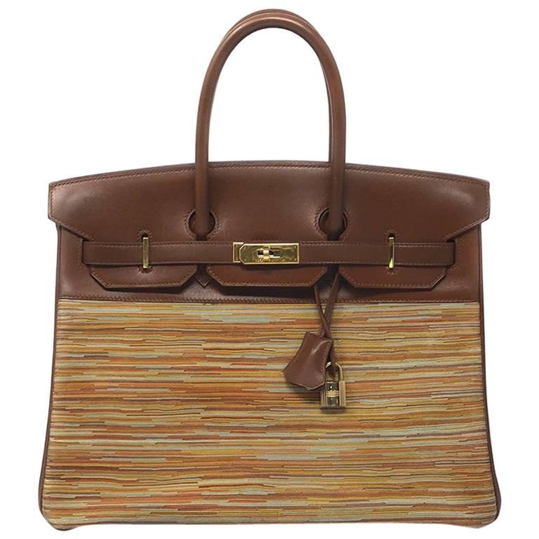 Hermes Birkin 35cm Vibrato Bag  For Sale