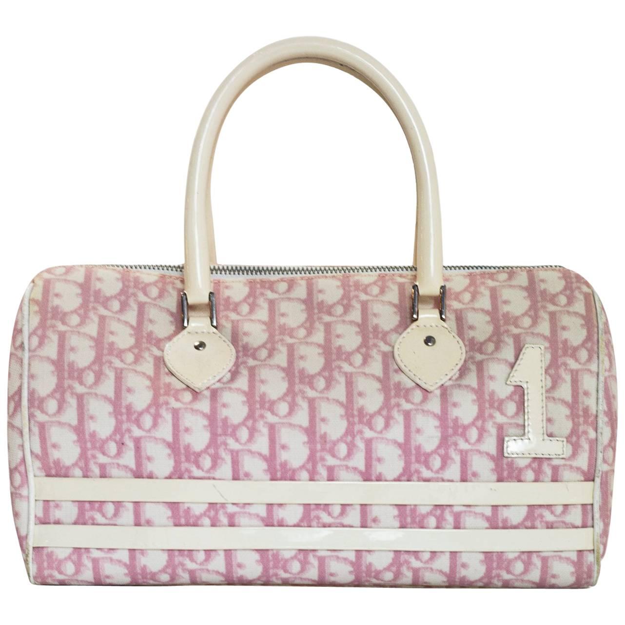 dior vintage pink bag