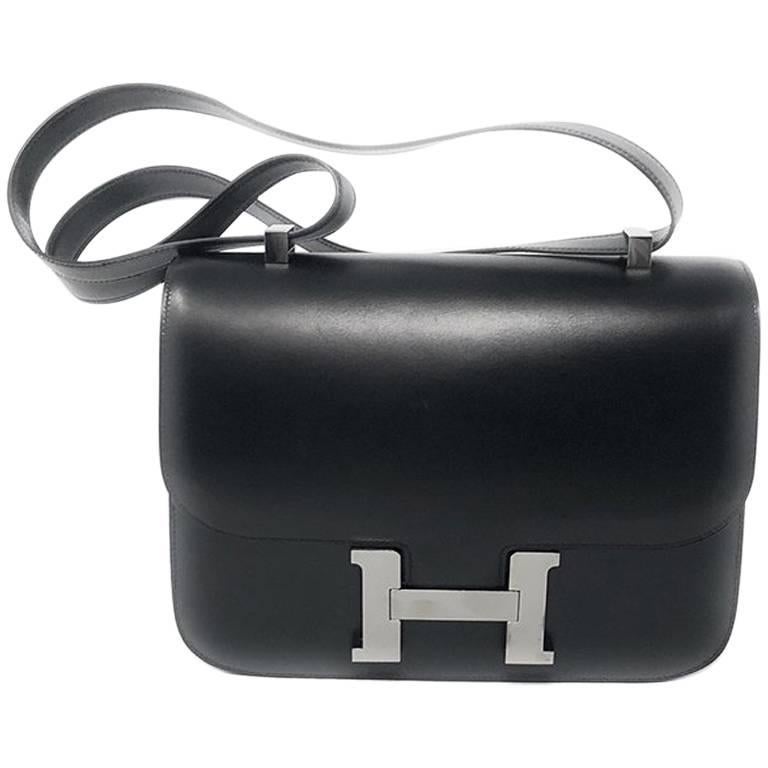 Hermes Constance 18cm Black For Sale