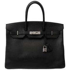 Hermès Birkin 35 Black Epsom PHW