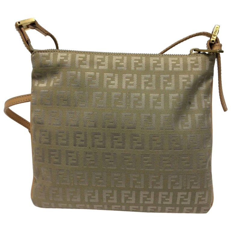 Fendi Tan Print Crossbody at 1stDibs