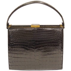 Vintage 1950s Lucille de Paris Alligator Handbag