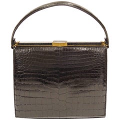 1950s Lucille de Paris Alligator Handbag