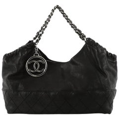 Chanel Baby Coco Cabas Quilted Leather Medium