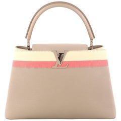 Louis Vuitton Capucines Handbag Leather MM