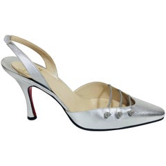 Christian Louboutin Pointed Toe Slingbacks