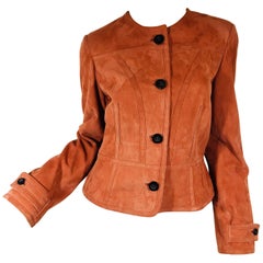 Agnona Suede Jacket