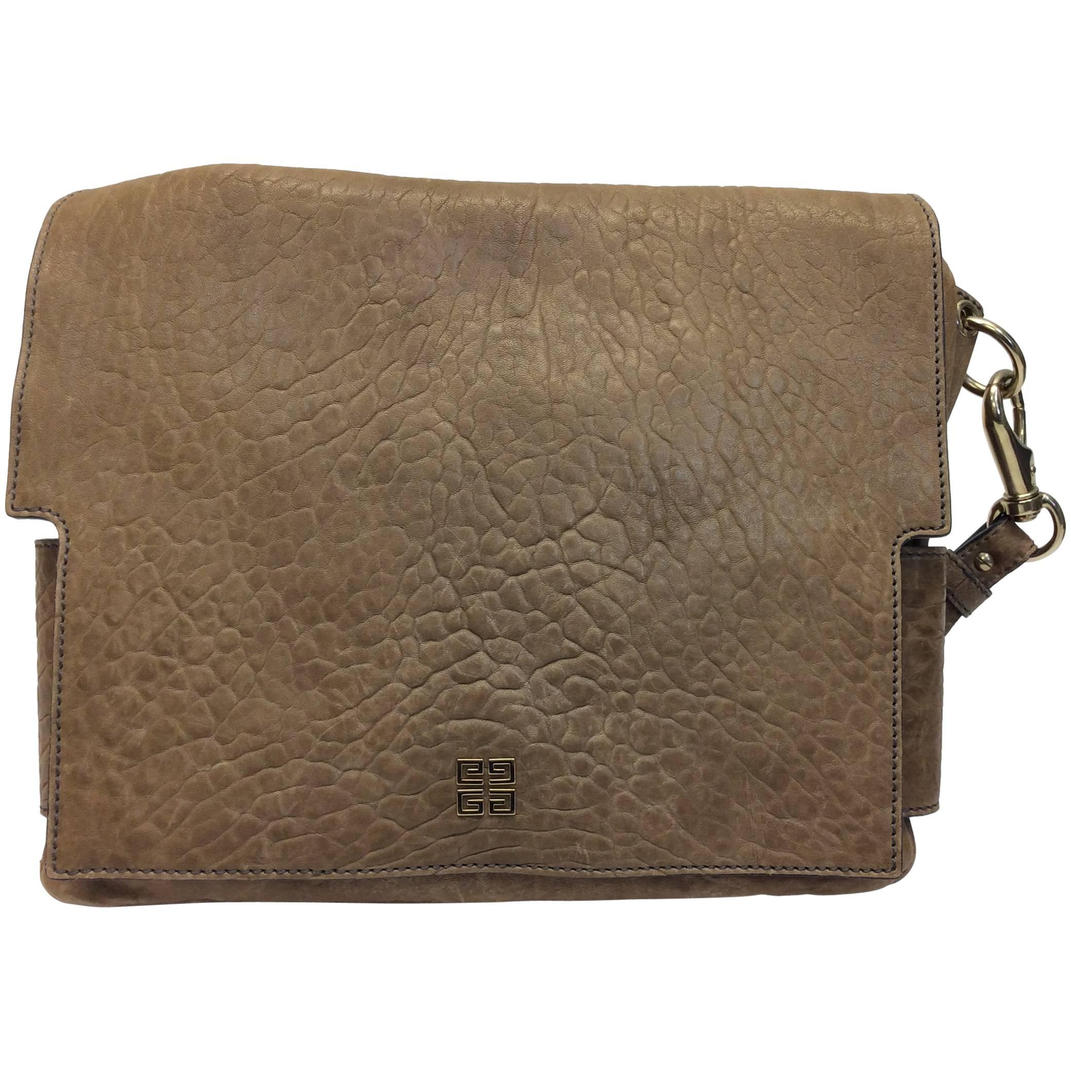 Givenchy Leather Camel Handbag For Sale