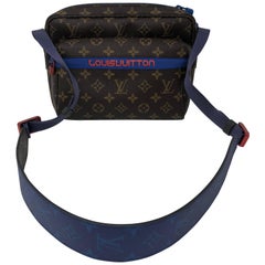 Louis Vuitton Messenger Monogram Outdoor PM Brown Blue in Canvas with  Silver/Blue-tone - US