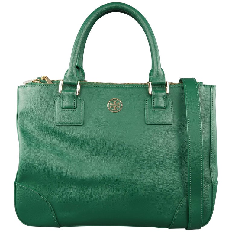 tory burch green handbag