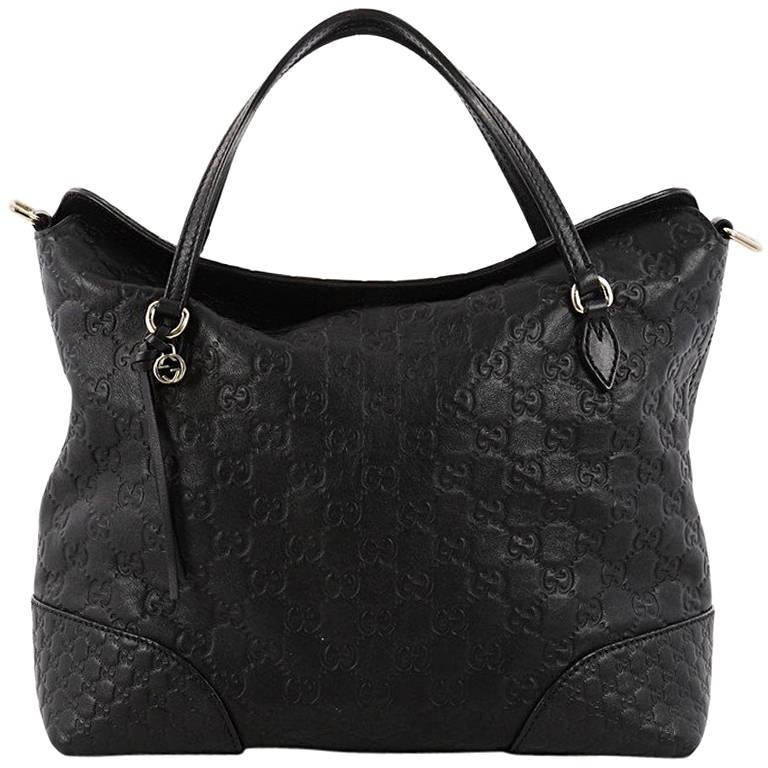 Gucci Bree Convertible Top Handle Bag Guccissima Leather Medium at 1stDibs