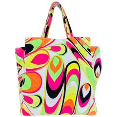 Pucci velvet terry beach tote and matching beach towel