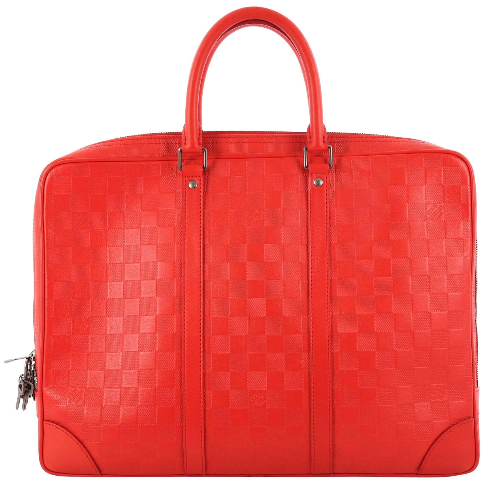 Louis Vuitton Porte-Documents Voyage Briefcase Damier Infini Leather 