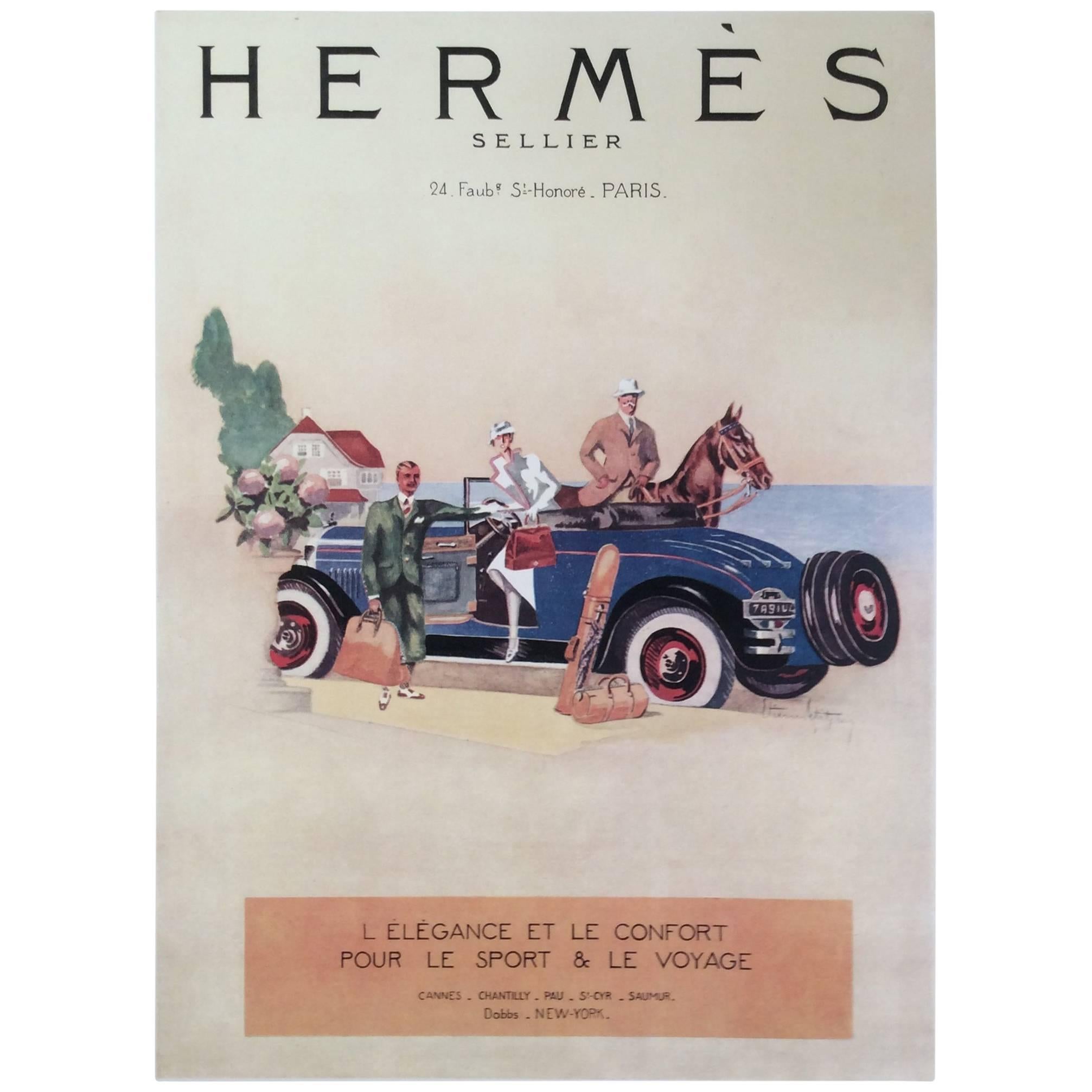Hermes Ad Print - 1930's For Sale