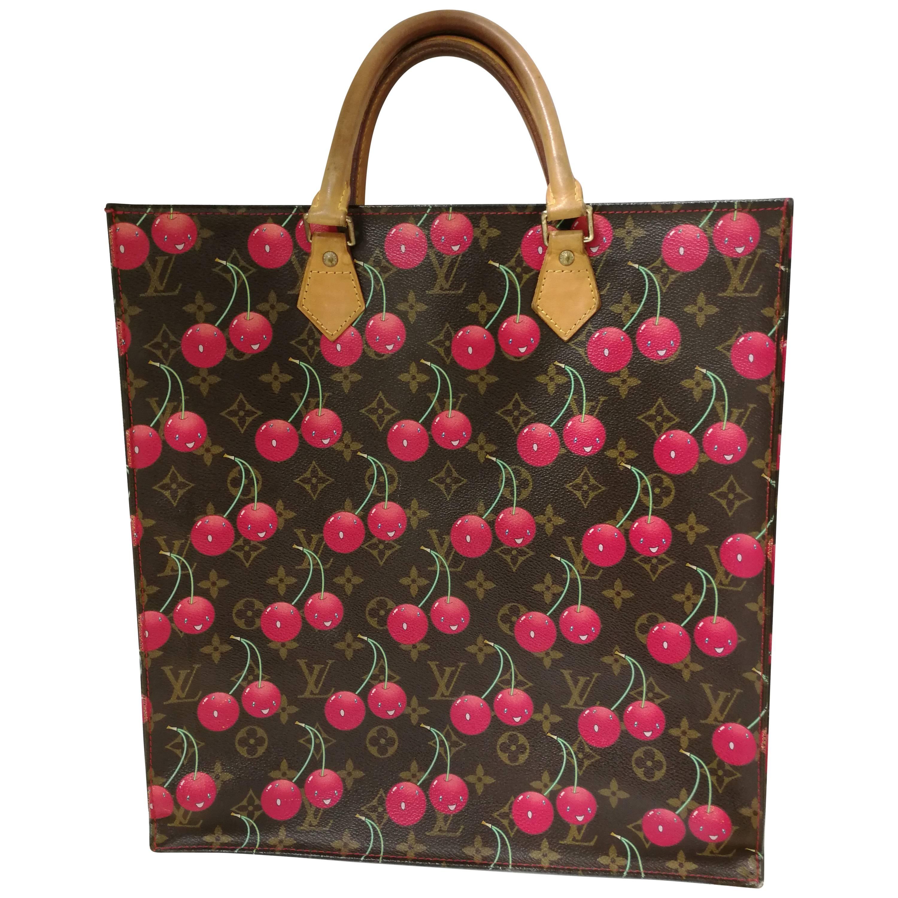 2005 Louis Vuitton Cherries Monogram Coated Canvas Leather Murakami Bucket  Bag at 1stDibs  louis vuitton cherry bucket bag lv cherry bucket bag lv  cherry bag