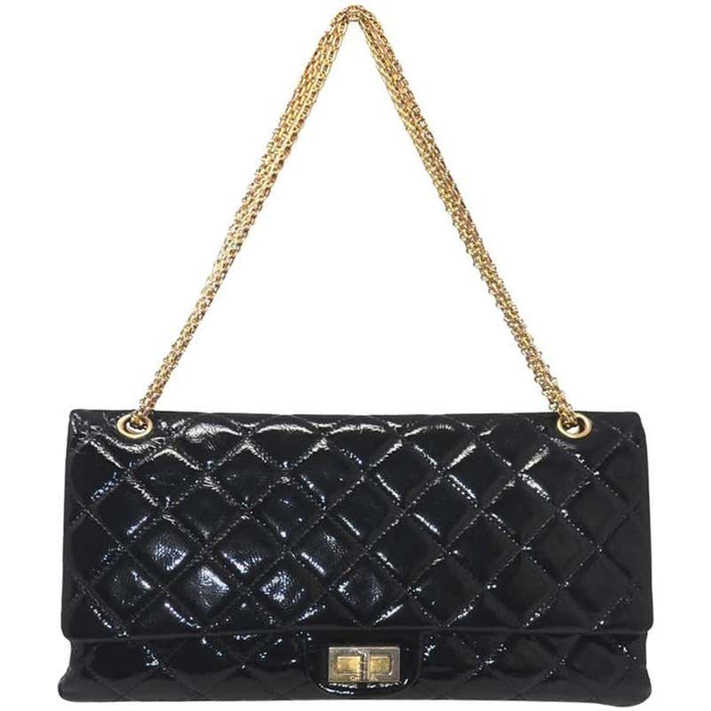 Chanel Burgundy Reissue Patent Leather 2.55 Classic Handbag at 1stDibs ...