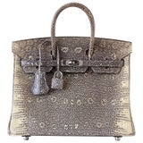 Spotted in KL: the Hermes Ombre Lizard Birkin 25 Bag with