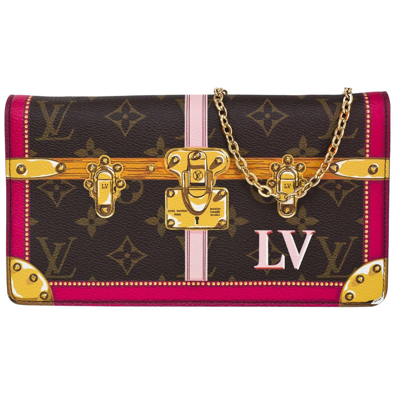  Louis Vuitton 2018 Limited Edition Summer Trunks Pochette Weekend Crossbody Bag