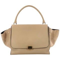 Celine Trapeze Handbag Leather Large