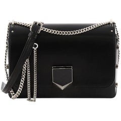 Jimmy Choo Lockett Petite Shoulder Bag Leather