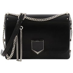 Jimmy Choo Lockett Petite Shoulder Bag Leather 