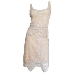 Vintage  Valentino Silk Lace Skirt and Top