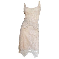 Jupe et top en dentelle de soie Valentino