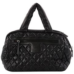 Chanel Coco Cocoon Bowling Bag Quilted Nylon