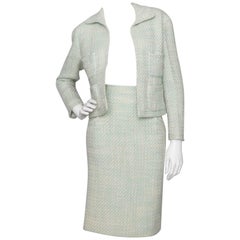 Chanel Green Boucle Ensemble